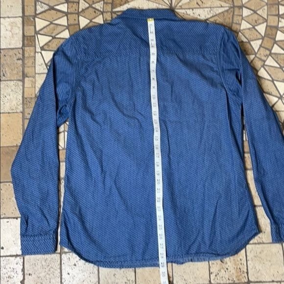 BOSSINI MEN'S Slim Fit Button Down Shirt Blue Size XL - Picture 4 of 11